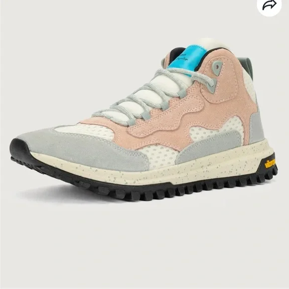 Brandblack SANTA MONICA Gray and Tan AQUA Sneakers with Vibram Sole - Picture 6 of 7